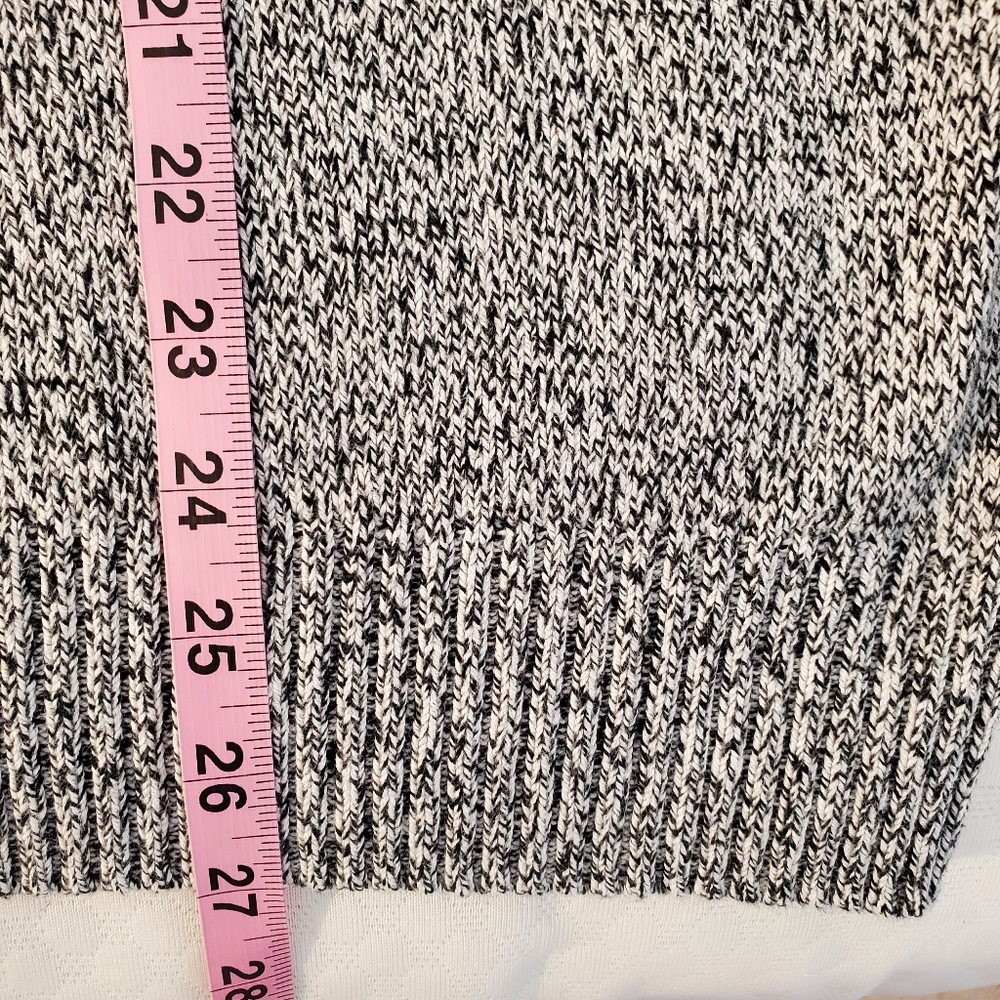 Karen Scott Sweater Womens 2X Pullover 1/4 Zip‎ Gray White Warm Layer Warm XXL - Picture 12 of 13